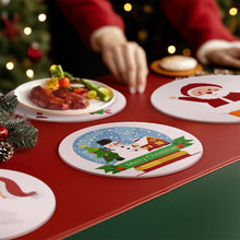 Charger l'image dans la galerie, Peinture par numéros Sets de Table 20 cm (4 pièces) - Père Noël