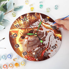 Charger l'image dans la galerie, Horloge Peinture par Numéros - Chat Royal