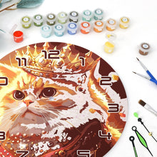 Charger l'image dans la galerie, Horloge Peinture par Numéros - Chat Royal