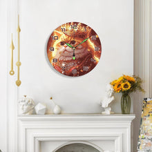 Charger l'image dans la galerie, Horloge Peinture par Numéros - Chat Royal