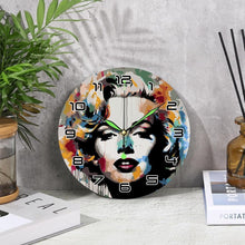 Charger l'image dans la galerie, Horloge Peinture par Numéros - Portrait de Marilyn