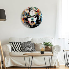 Charger l'image dans la galerie, Horloge Peinture par Numéros - Portrait de Marilyn