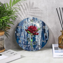 Charger l'image dans la galerie, Horloge Peinture par Numéros - Rose Enchantée