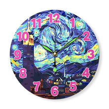 Charger l'image dans la galerie, Horloge Peinture par Numéros - La Nuit étoilée