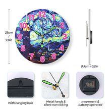 Charger l'image dans la galerie, Horloge Peinture par Numéros - La Nuit étoilée