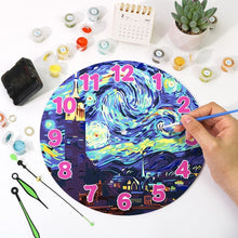 Charger l'image dans la galerie, Horloge Peinture par Numéros - La Nuit étoilée