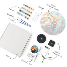 Charger l'image dans la galerie, Horloge Peinture par Numéros - Chat Curieux