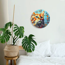 Charger l'image dans la galerie, Horloge Peinture par Numéros - Chat Curieux