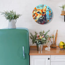 Charger l'image dans la galerie, Horloge Peinture par Numéros - Chat Curieux