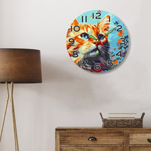 Charger l'image dans la galerie, Horloge Peinture par Numéros - Chat Curieux