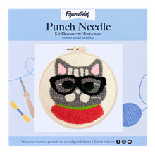 Charger l'image dans la galerie, Punch Needle Chat intello