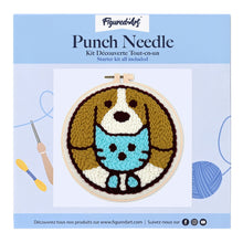 Charger l'image dans la galerie, Punch Needle Chat et chien
