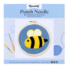 Charger l'image dans la galerie, Punch Needle Abeille mignonne
