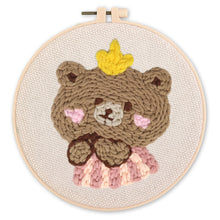 Charger l'image dans la galerie, Punch Needle Ours brun 1
