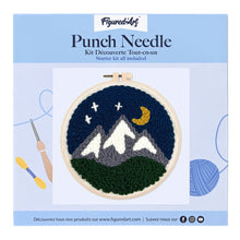 Charger l'image dans la galerie, Punch Needle Montagnes de nuit