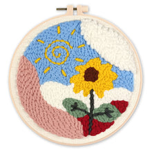 Charger l'image dans la galerie, Punch Needle Fleur au lever du soleil