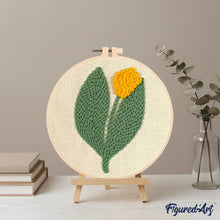 Charger l'image dans la galerie, Punch Needle Tulipe jaune