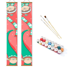 Charger l'image dans la galerie, Peinture par Numéros Décorations de Porte - Petits Lutins de Noël