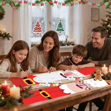 Charger l'image dans la galerie, Peinture par Numéros Décorations de Porte - Sourires d'Hiver