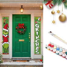 Charger l'image dans la galerie, Peinture par Numéros Décorations de Porte - Ambiance de Noël