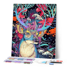 Charger l'image dans la galerie, Broderie Diamant | Broderie Diamant - Renne moderne multicolore | animaux Broderie Animaux rennes et biches | FiguredArt