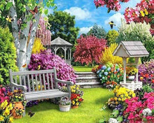 Charger l'image dans la galerie, Broderie Diamant | Broderie Diamant - Joli Jardin | Broderie Paysages paysages | FiguredArt