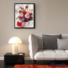 Charger l'image dans la galerie, Broderie Diamant | Broderie Diamant - Roses Belles Fleurs | Broderie Fleurs fleurs | FiguredArt