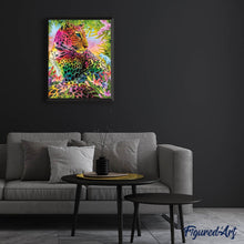 Charger l'image dans la galerie, Broderie Diamant | Broderie Diamant - Léopard coloré | animaux Broderie Animaux léopards | FiguredArt