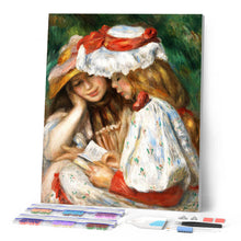 Charger l'image dans la galerie, Broderie Diamant - Diamond Painting Jeunes Filles Lisant - Renoir
