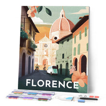 Charger l'image dans la galerie, Broderie Diamant - Affiche Poster Florence