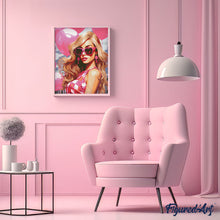 Charger l'image dans la galerie, Broderie Diamant - Ballons Roses et Diva