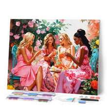 Charger l'image dans la galerie, Broderie Diamant - Toast des Divas au Jardin