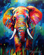 Charger l'image dans la galerie, Diamond Painting - Broderie Diamant - Éléphant Coloré Abstrait
