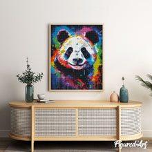 Charger l'image dans la galerie, Broderie Diamant - Panda Coloré Abstrait