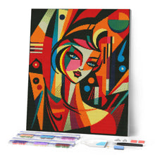 Charger l'image dans la galerie, Broderie Diamant - Femme abstraite style Picasso