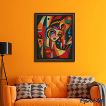 Charger l'image dans la galerie, Broderie Diamant - Femme abstraite style Picasso