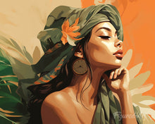 Charger l'image dans la galerie, Diamond Painting - Broderie Diamant - Femme au turban africain