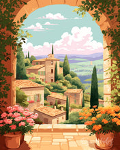 Charger l'image dans la galerie, Diamond Painting - Broderie Diamant - Toscane en fleurs