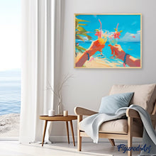 Charger l'image dans la galerie, Broderie Diamant - Toast de plage