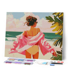 Charger l'image dans la galerie, Broderie Diamant - Profitez de la plage