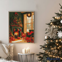 Charger l'image dans la galerie, Broderie Diamant - Feu de Cheminée à Noël
