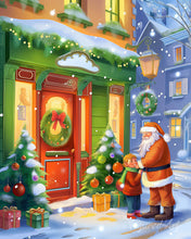 Charger l'image dans la galerie, Diamond Painting - Broderie Diamant - Rencontre avec le Père Noël 2