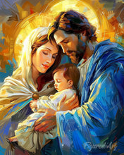 Charger l'image dans la galerie, Diamond Painting - Broderie Diamant - Sainte Famille 40x50cm toile tendue sur châssis