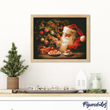 Charger l'image dans la galerie, Broderie Diamant - Soirée du Père Noël Joyeux 40x50cm toile tendue sur châssis