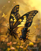 Charger l'image dans la galerie, Diamond Painting - Broderie Diamant - Machaon illuminé