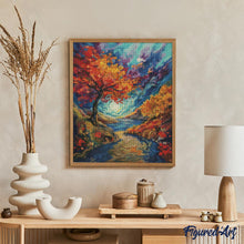 Charger l'image dans la galerie, Broderie Diamant - Automne surréaliste inspiré de Van Gogh
