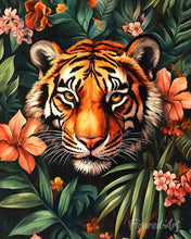 Charger l'image dans la galerie, Diamond Painting - Broderie Diamant - Tigre tropical