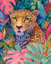 Charger l'image dans la galerie, Diamond Painting - Broderie Diamant - Léopard tropical