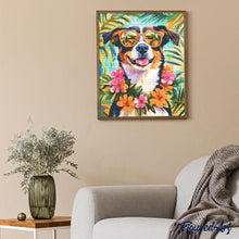 Charger l'image dans la galerie, Broderie Diamant - Chien en vacances