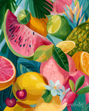 Charger l'image dans la galerie, Diamond Painting - Broderie Diamant - Mélange de fruits tropicaux